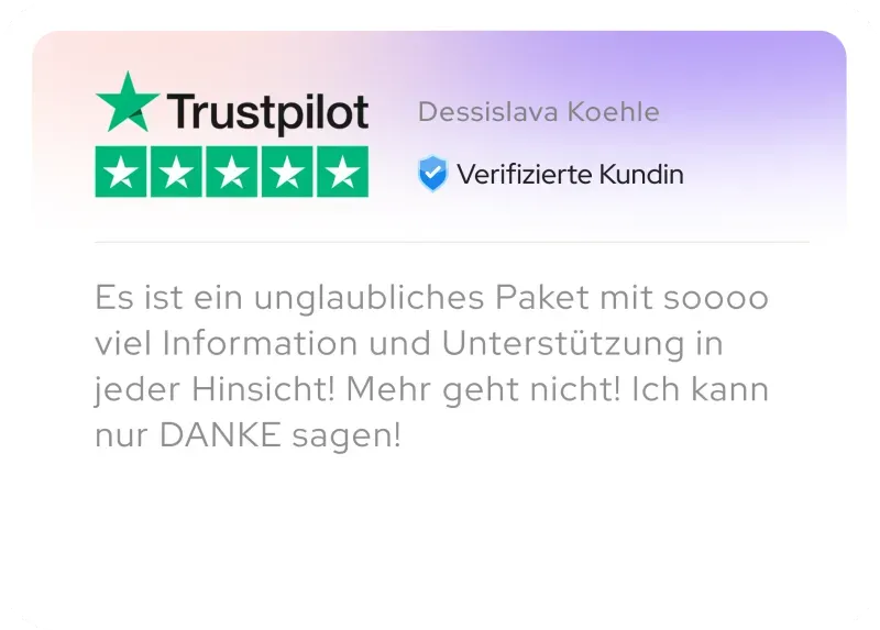 Trustpilot Bewertung MONAPORT Academy