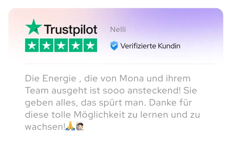 Trustpilot Bewertung MONAPORT Academy