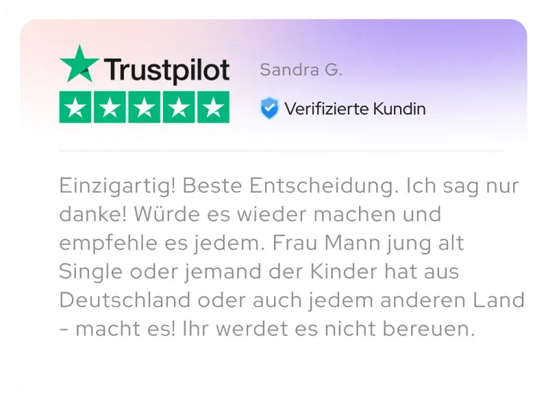 Trustpilot Bewertung MONAPORT Academy